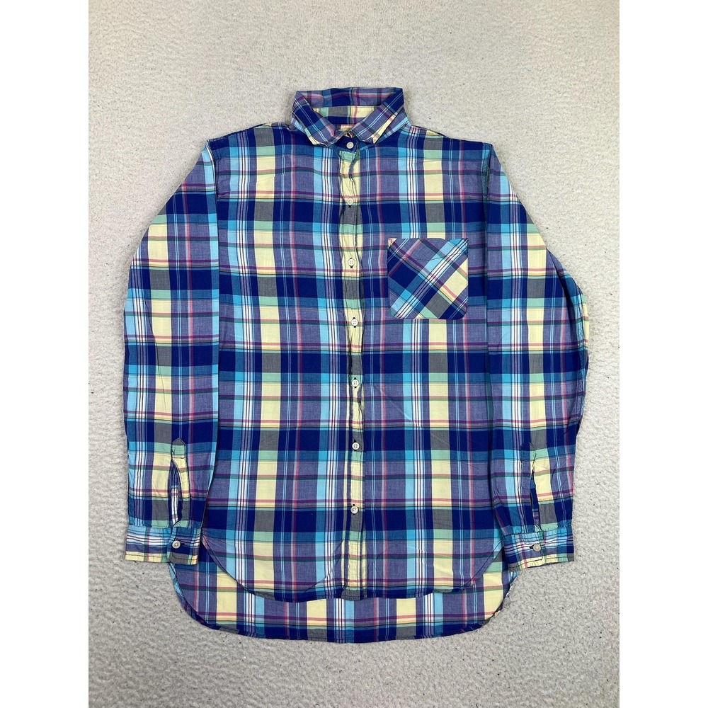 Denim & Supply Ralph Lauren Shirt Womens Medium Multicolor Plaid RL Boyfriend